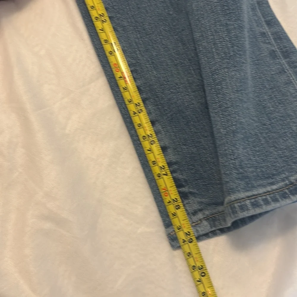 J Crew Flex straight blue jeans SZ 32 X30 light wash stretchy casual wear comfy - Picture 10 of 15